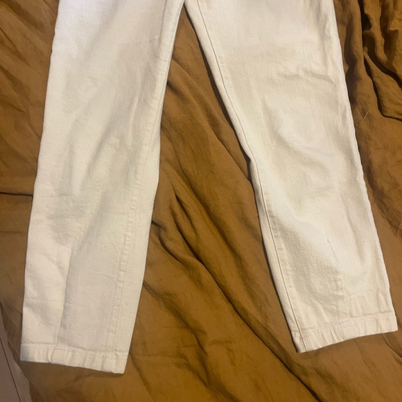 Sezane Women's Organic Textile Manu Trousers Flecked Ecru Pants - Picture 15 of 15